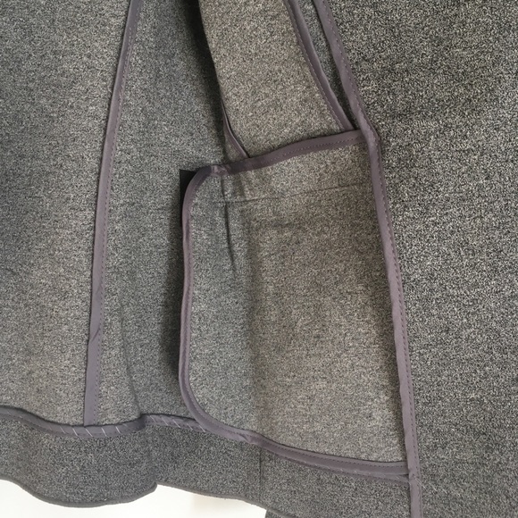 BANANA REPUBLIC Unstructured Stretch Knit Blazer - Heather Grey Wool Blend - Picture 6 of 6